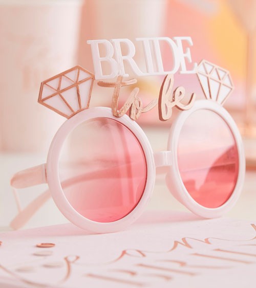 Bride to be Partybrille - rosa