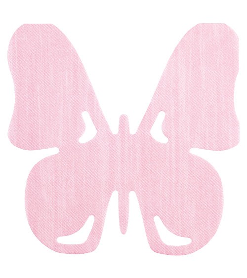 Airlaid-Servietten "Schmetterling" - rosa - 12 Stück